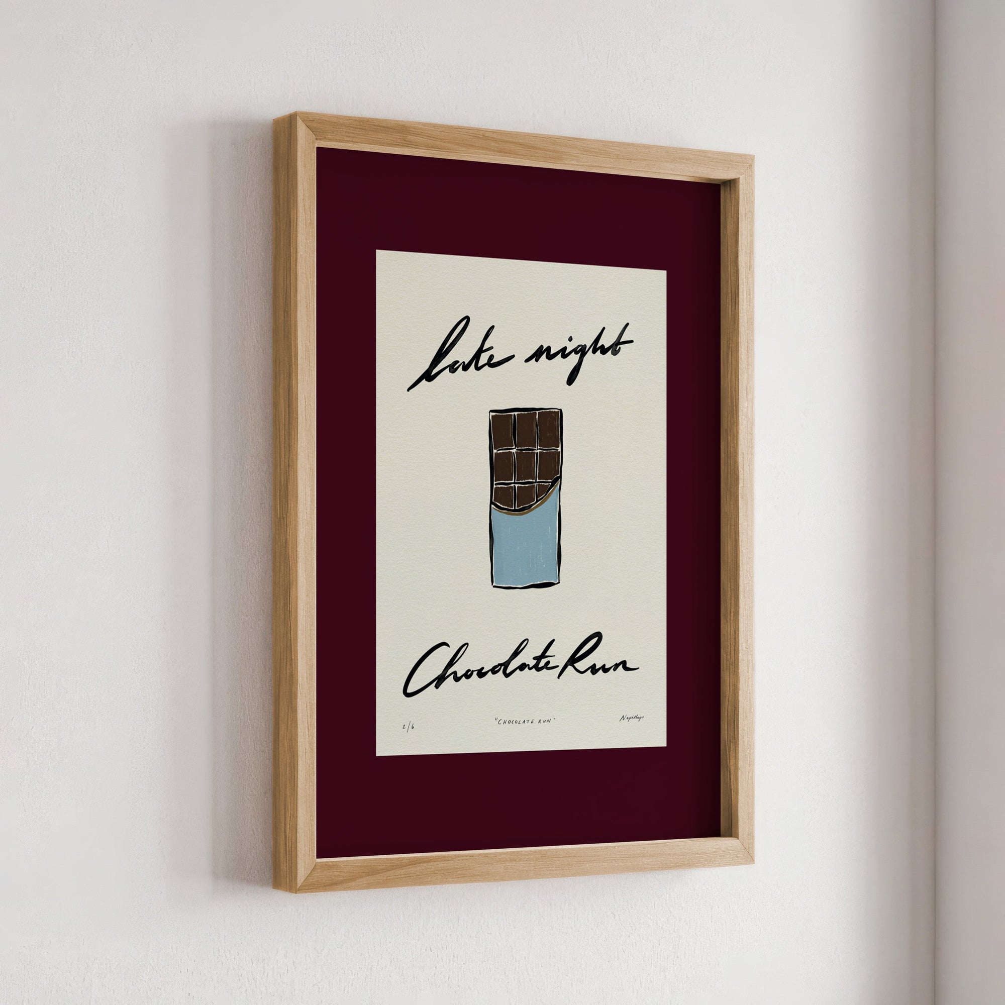 Late Night Chocolate Run Print