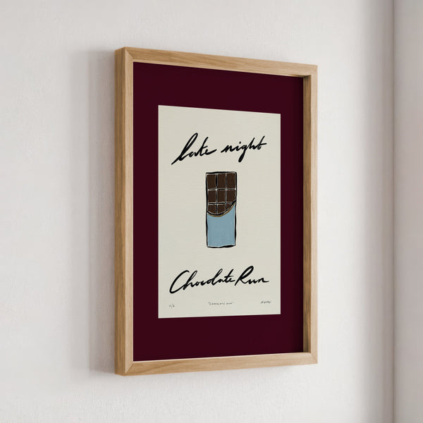 Late Night Chocolate Run Print