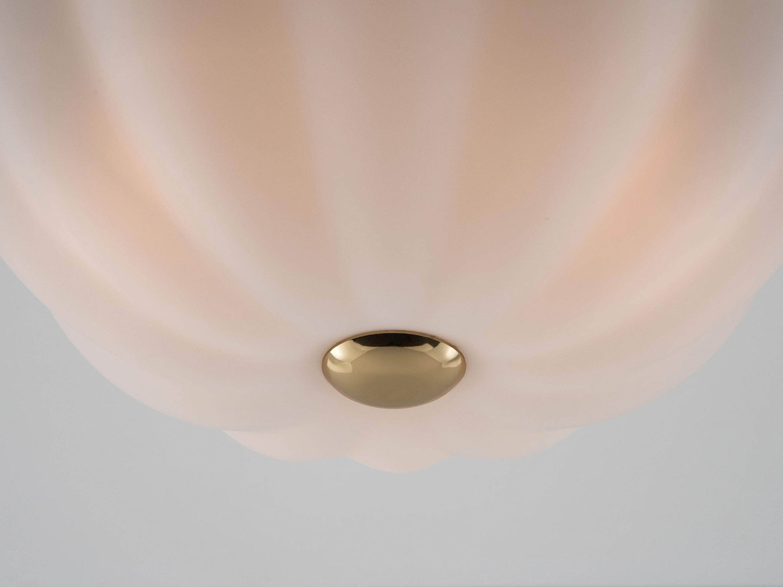 White flower flush ceiling light