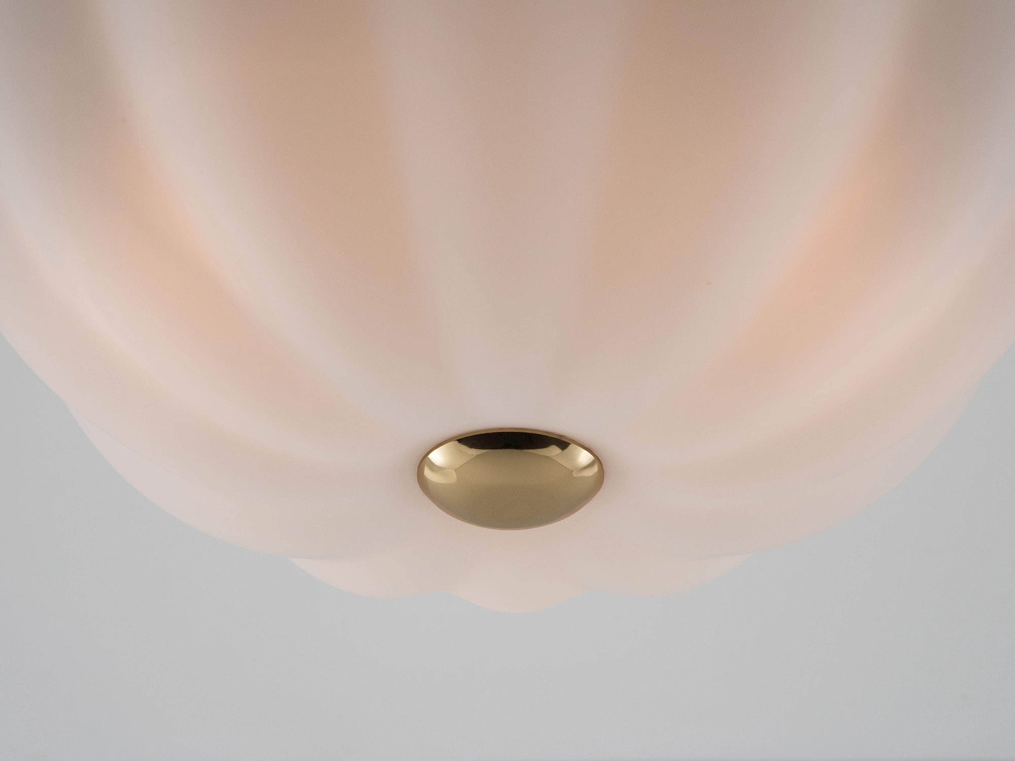 White flower flush ceiling light