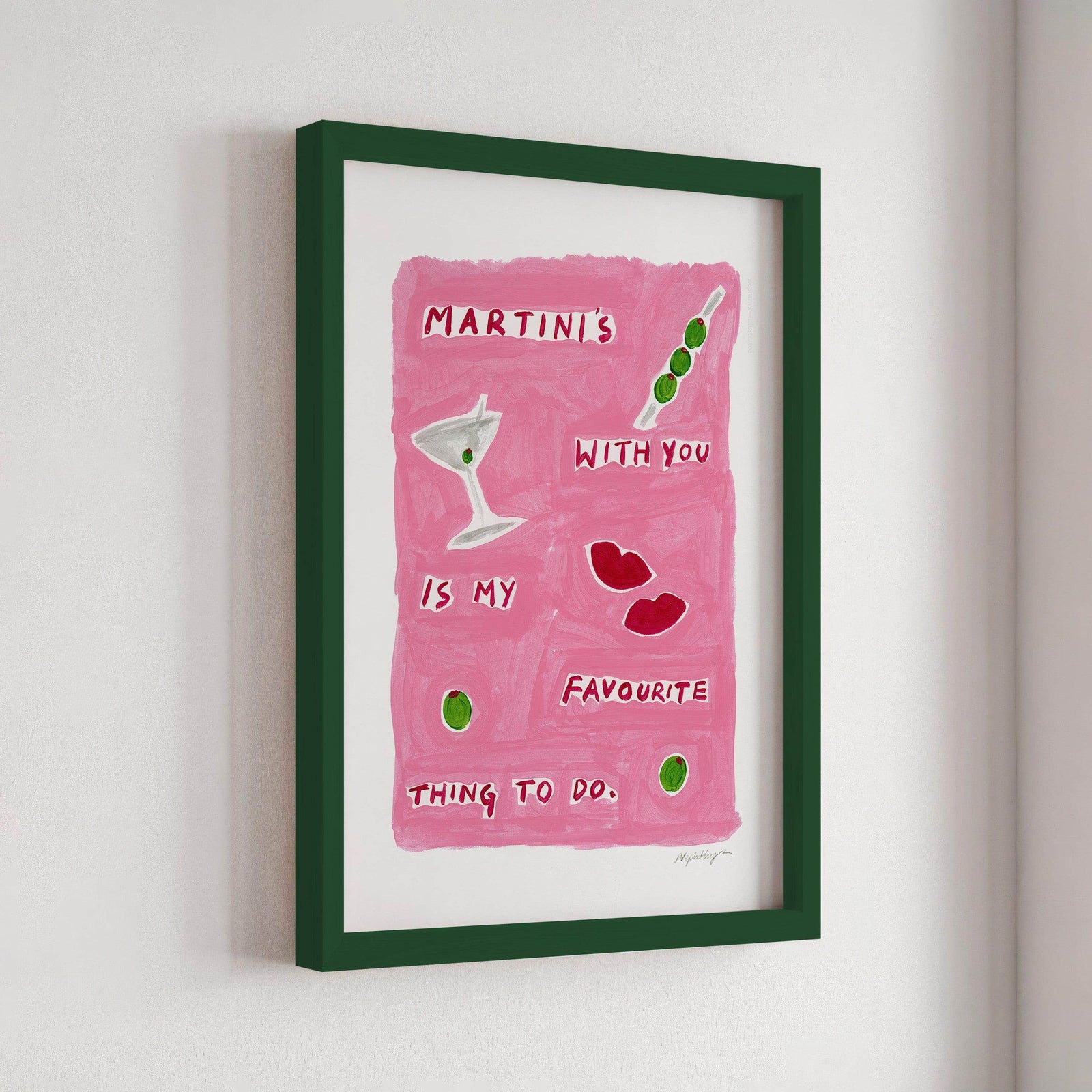 Martinis With You Print