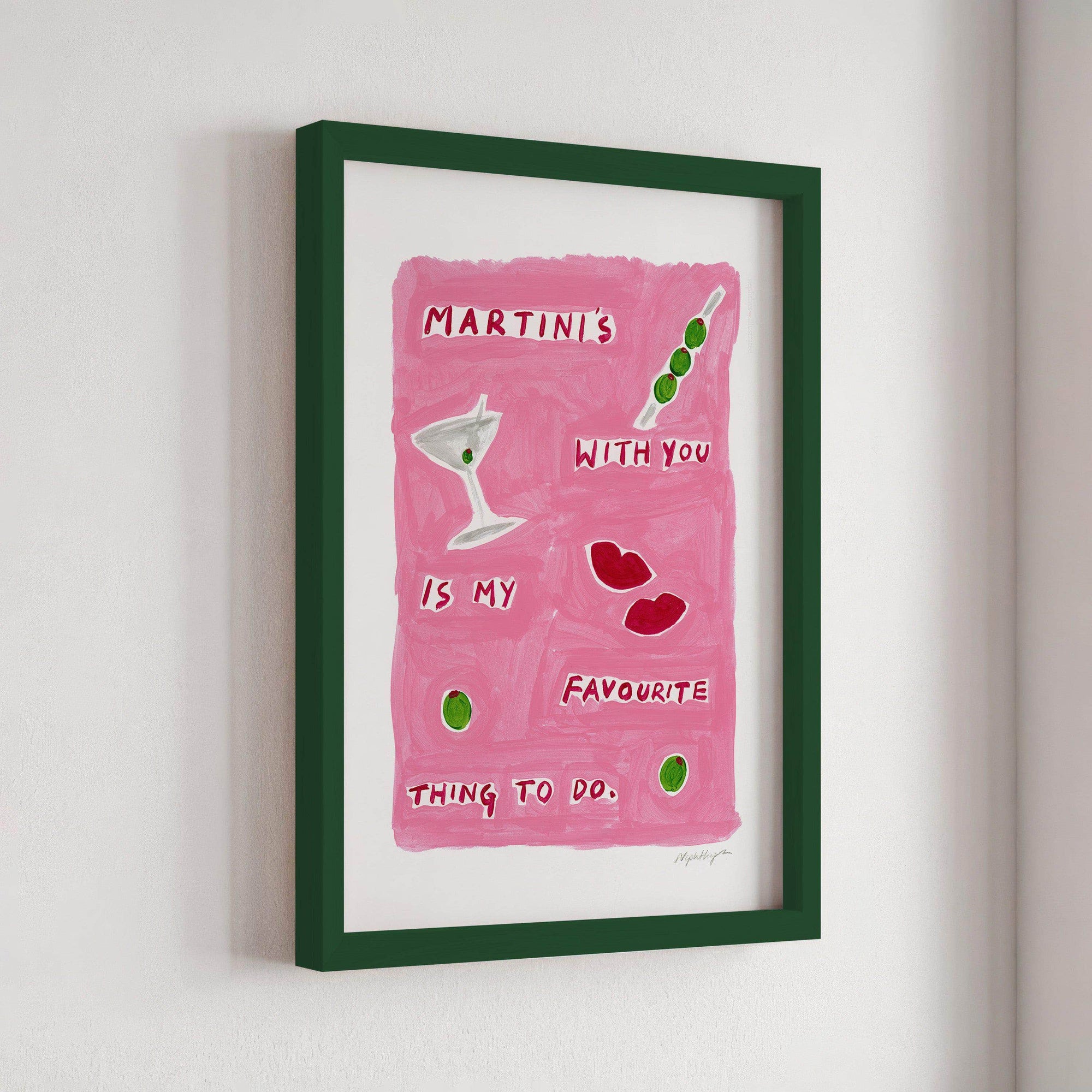 Martinis With You Print