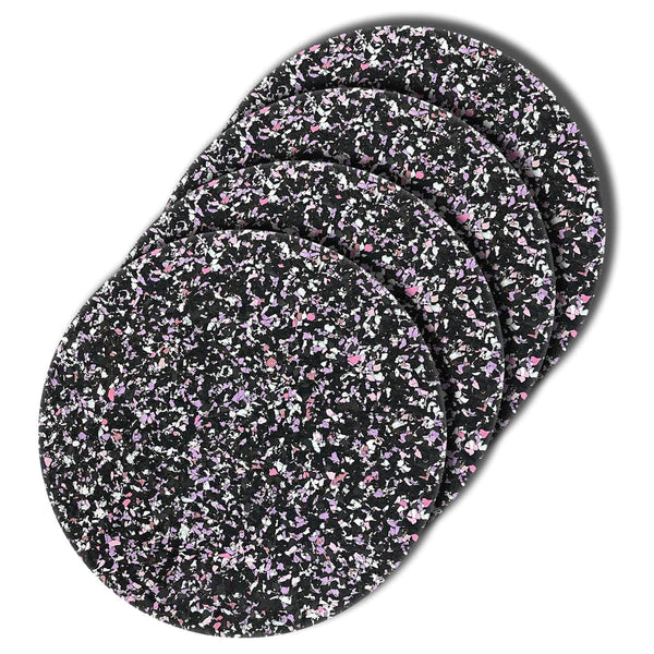 Speckled Cork Combo Set 2- Black/ Purple