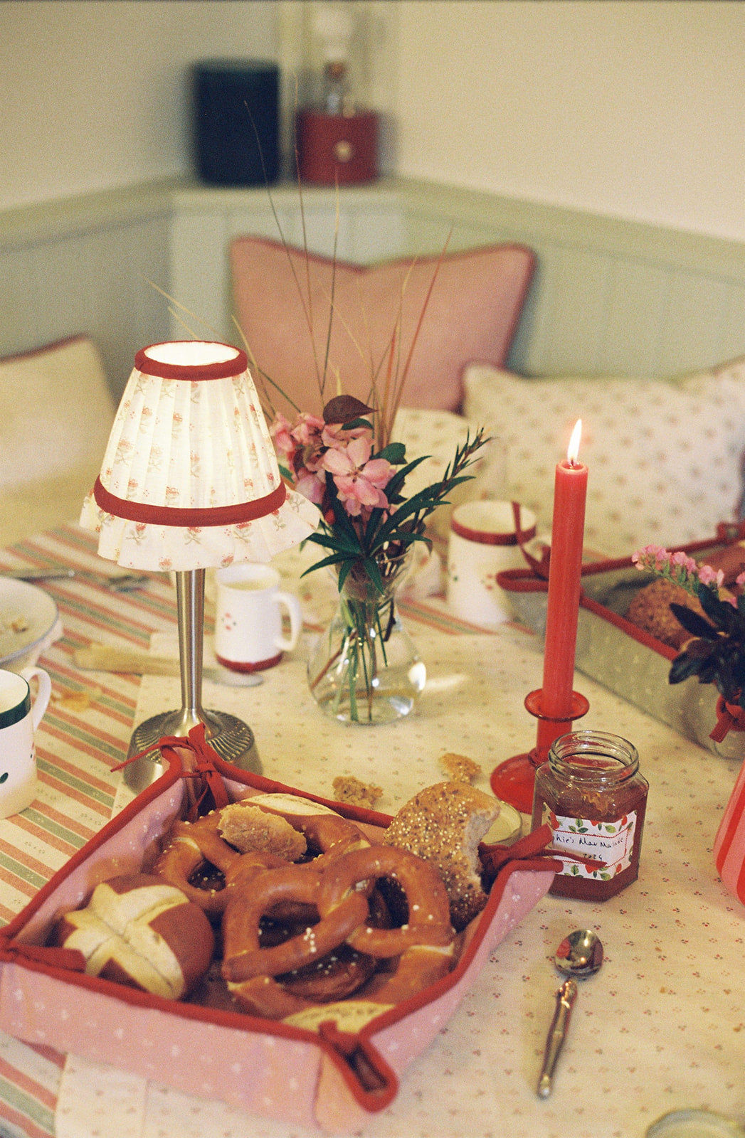 Basket Tray - Faded Red