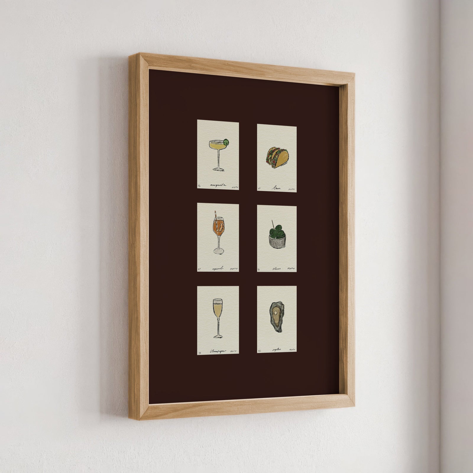 Sips & Snacks Set Print