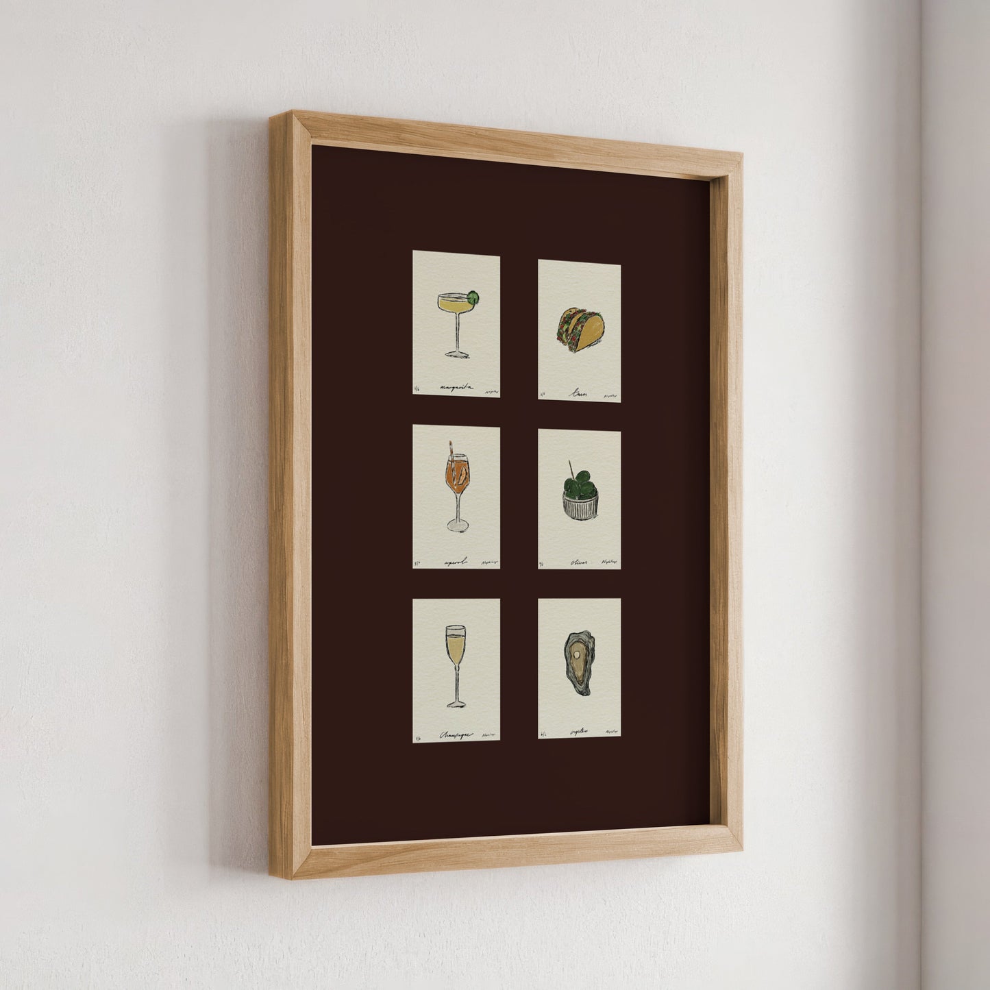 Sips & Snacks Set Print