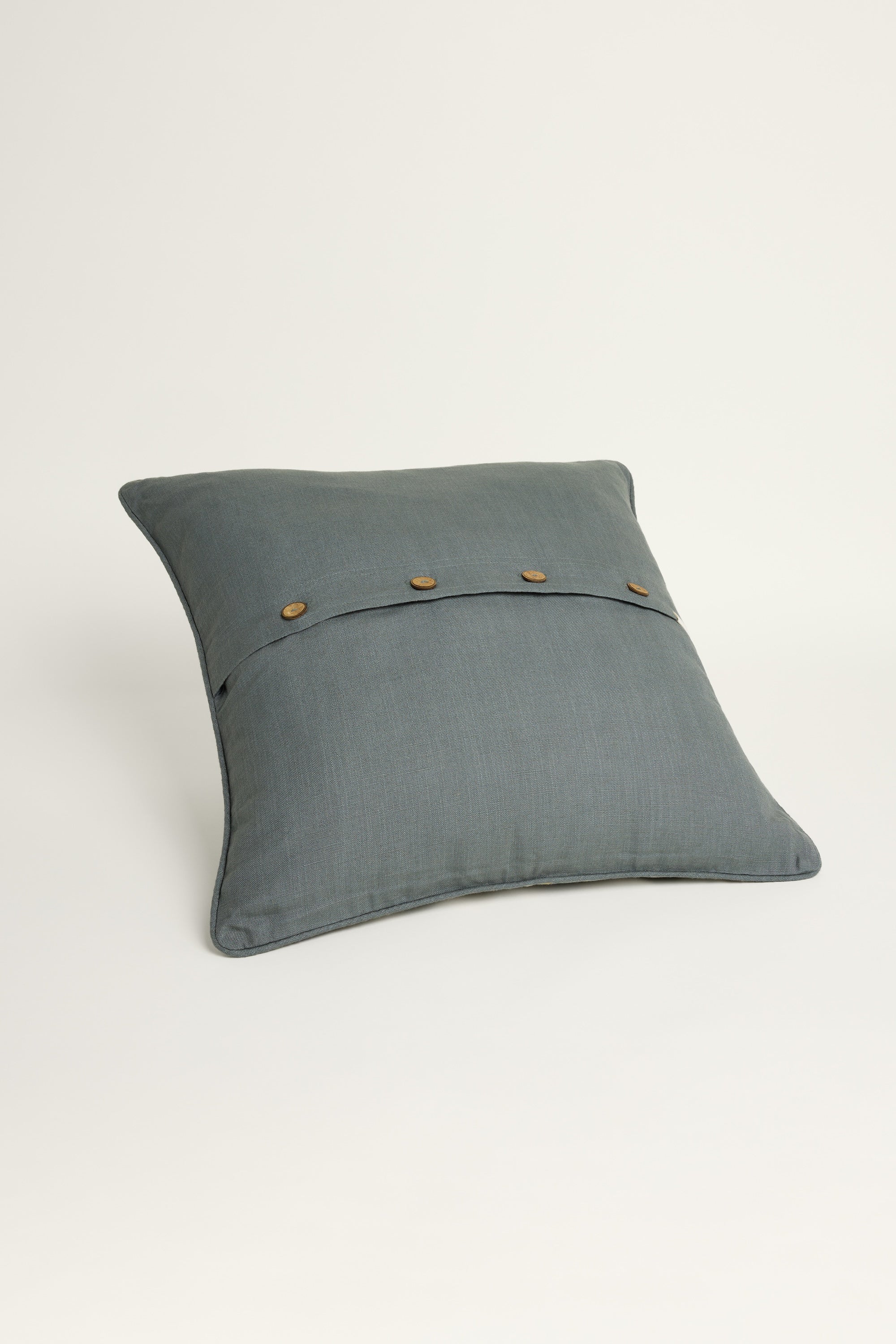 Qila Cushion Cover - Green + Teal