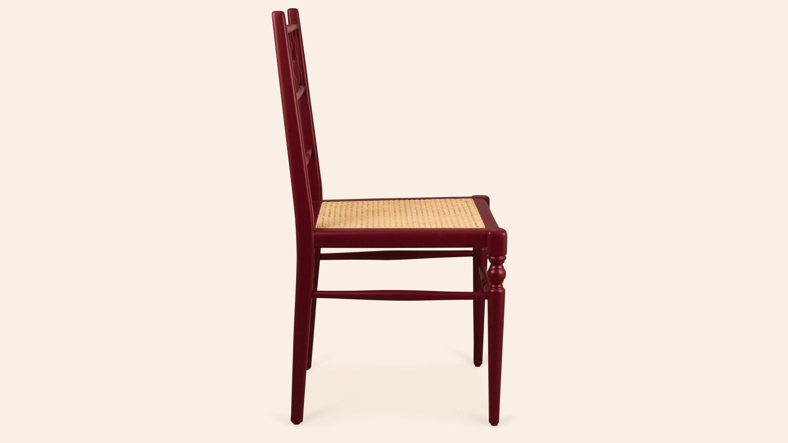 Pair of Chiara Dining Chairs, Pomegranate