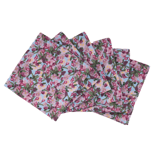 Romance is Dead Blue Napkins | Set of 6