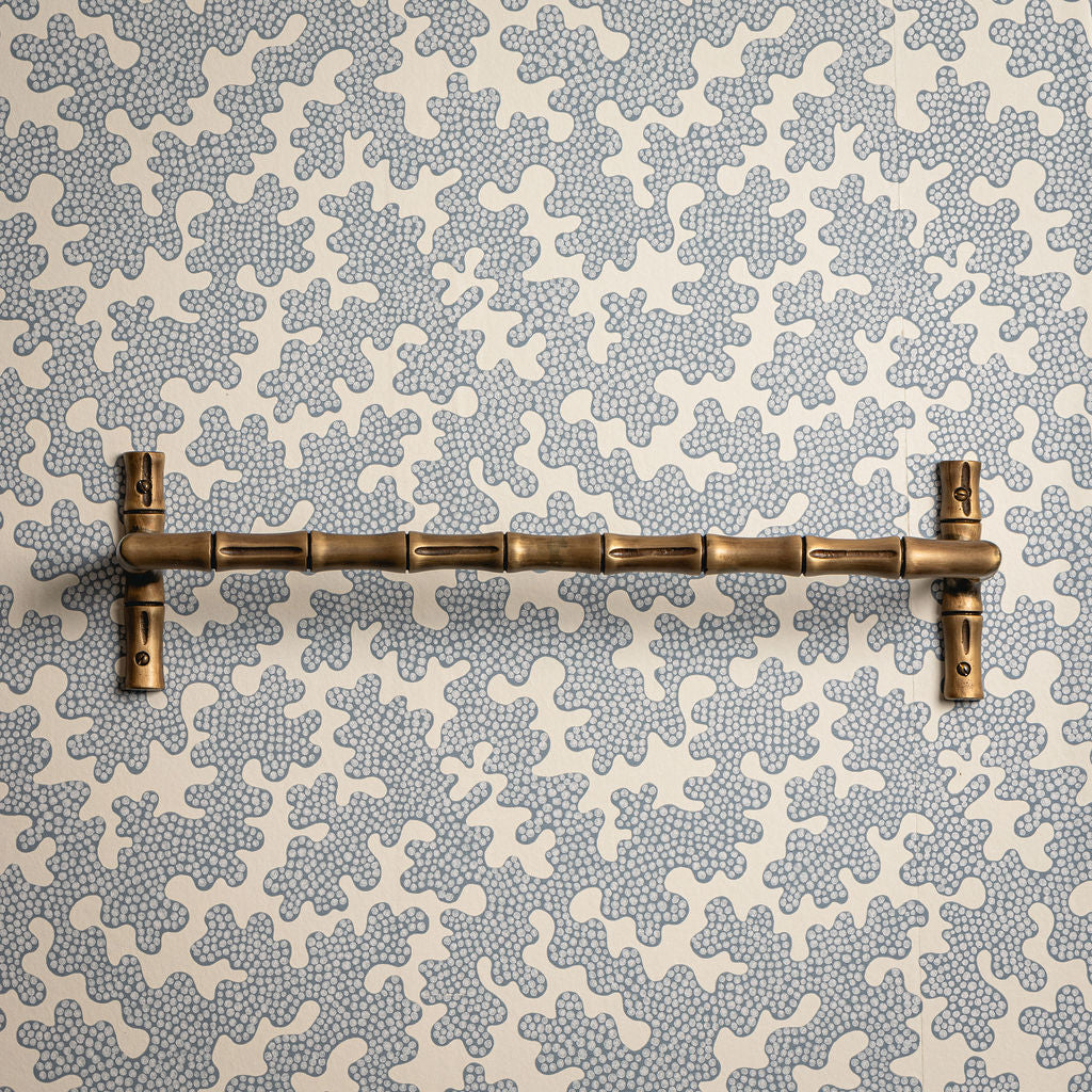 Linley Towel Rack, Aged Brass