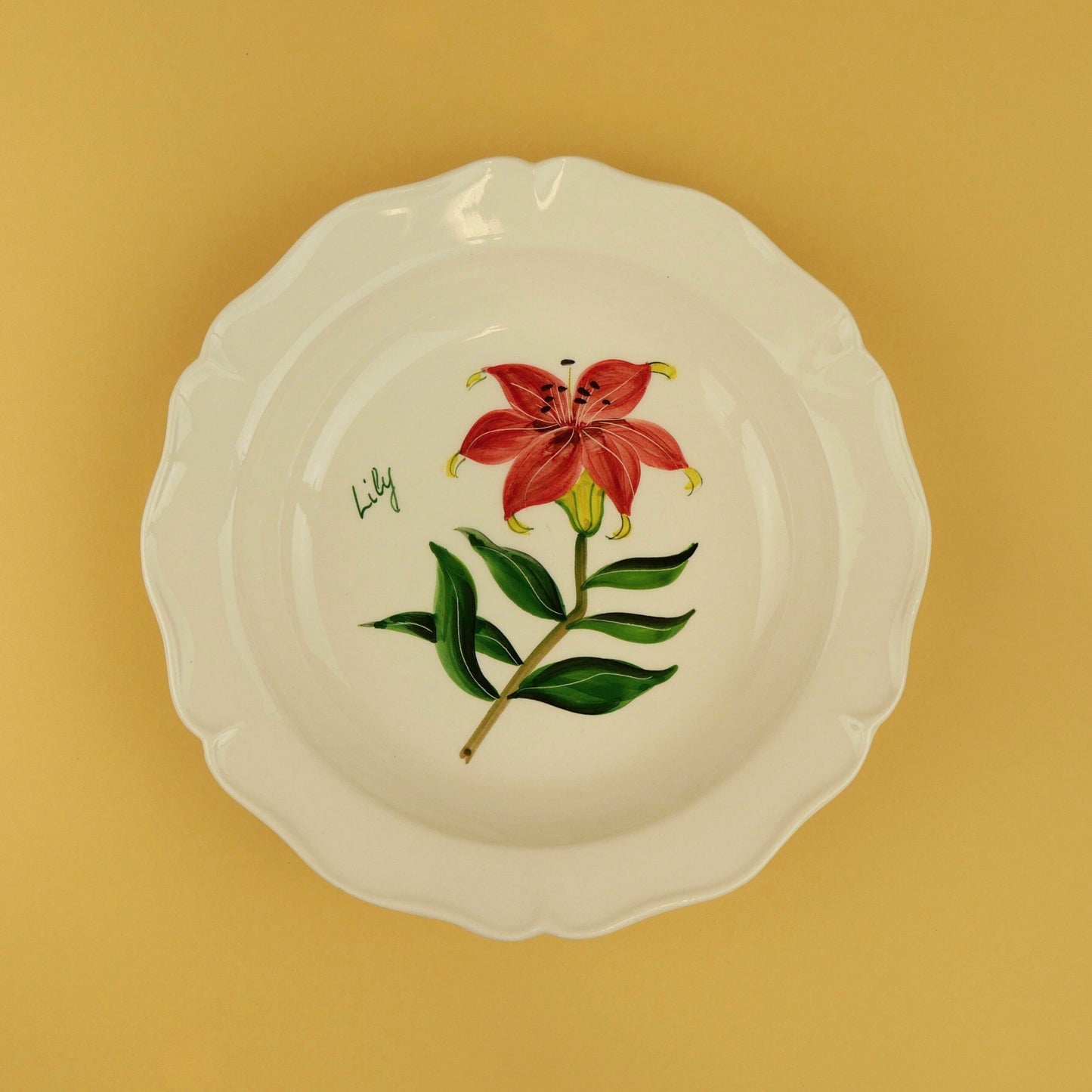 Set of 4 Botanica Soup Plates