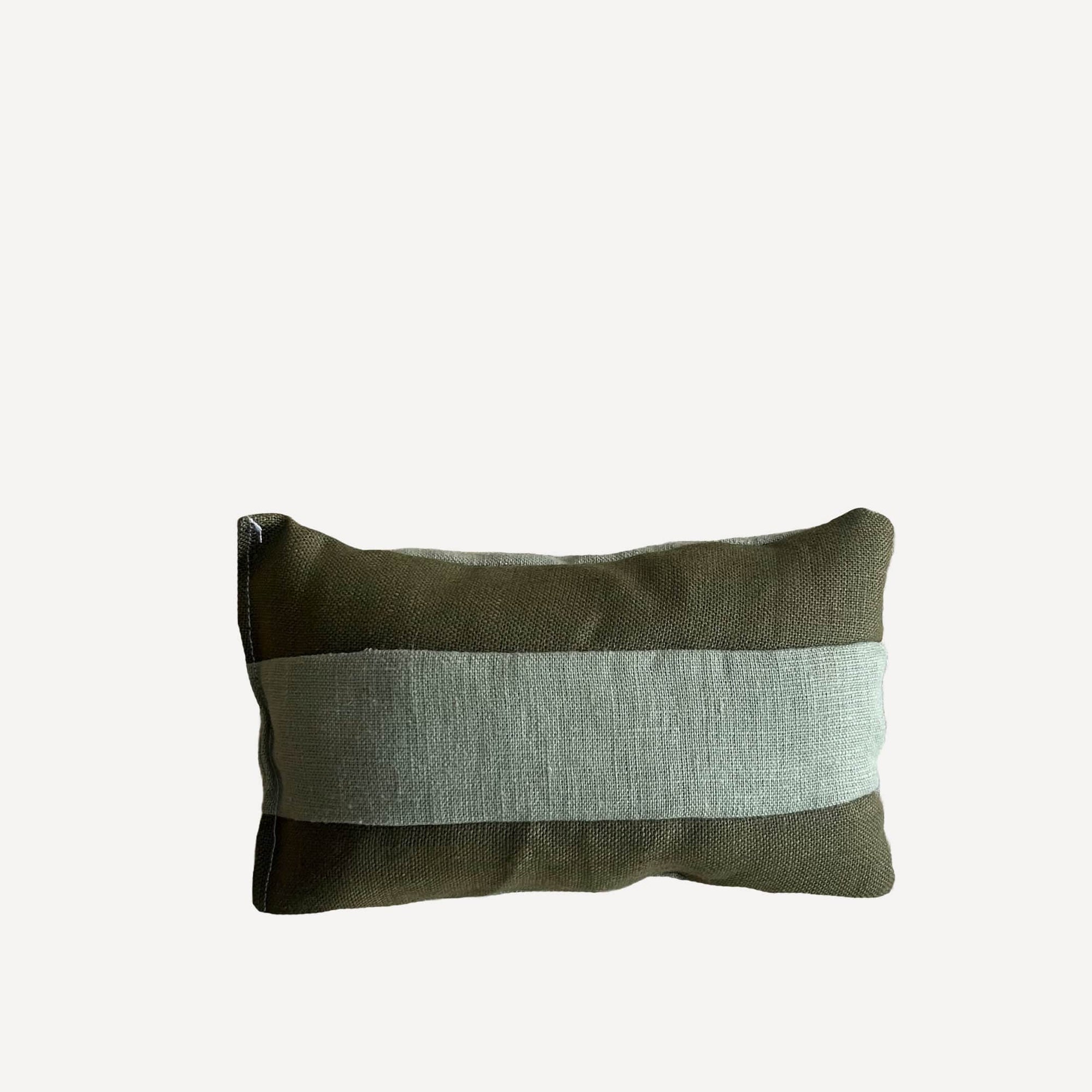 Greens Stripe Lavender Pillow