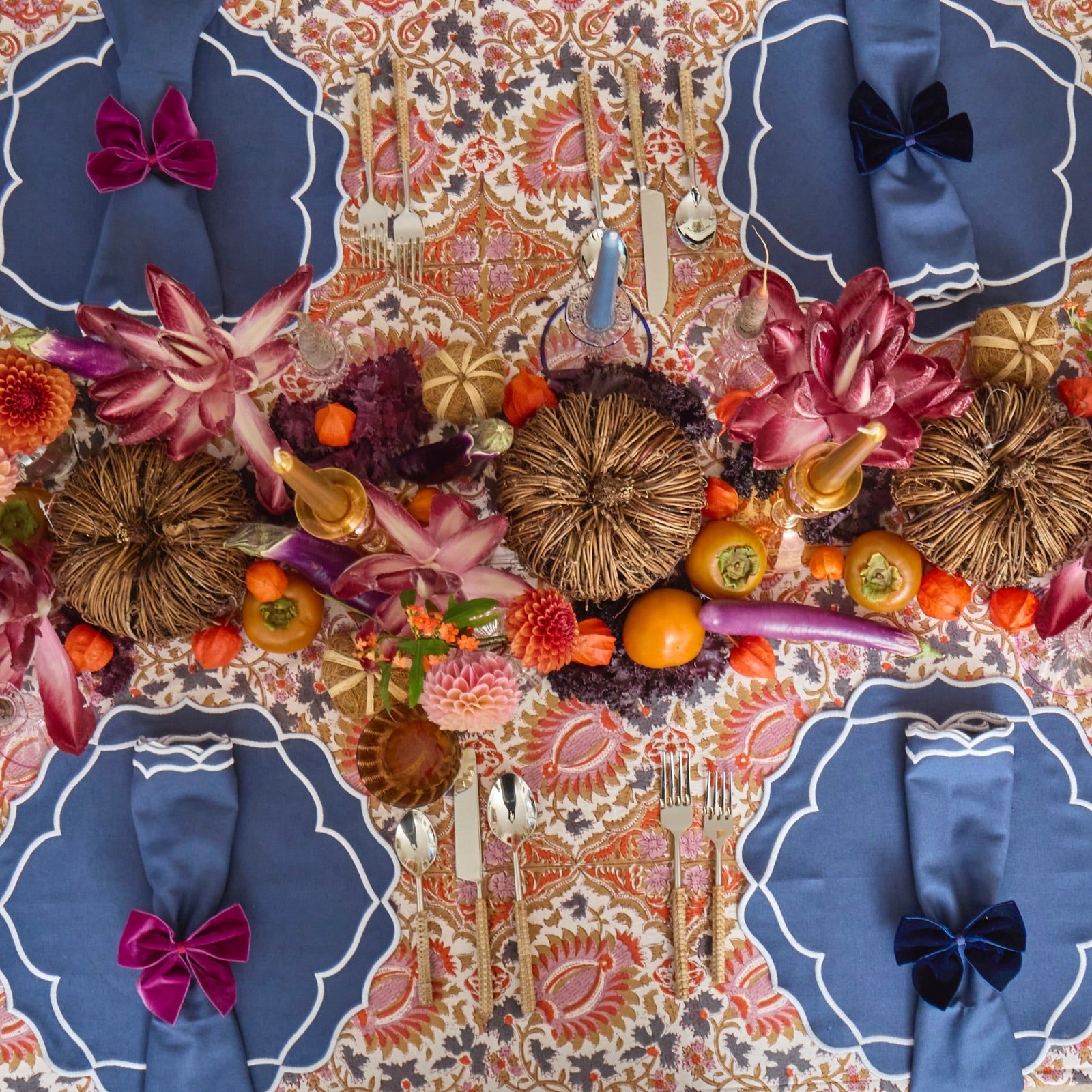 Blue Sasha Placemats (set of 4)