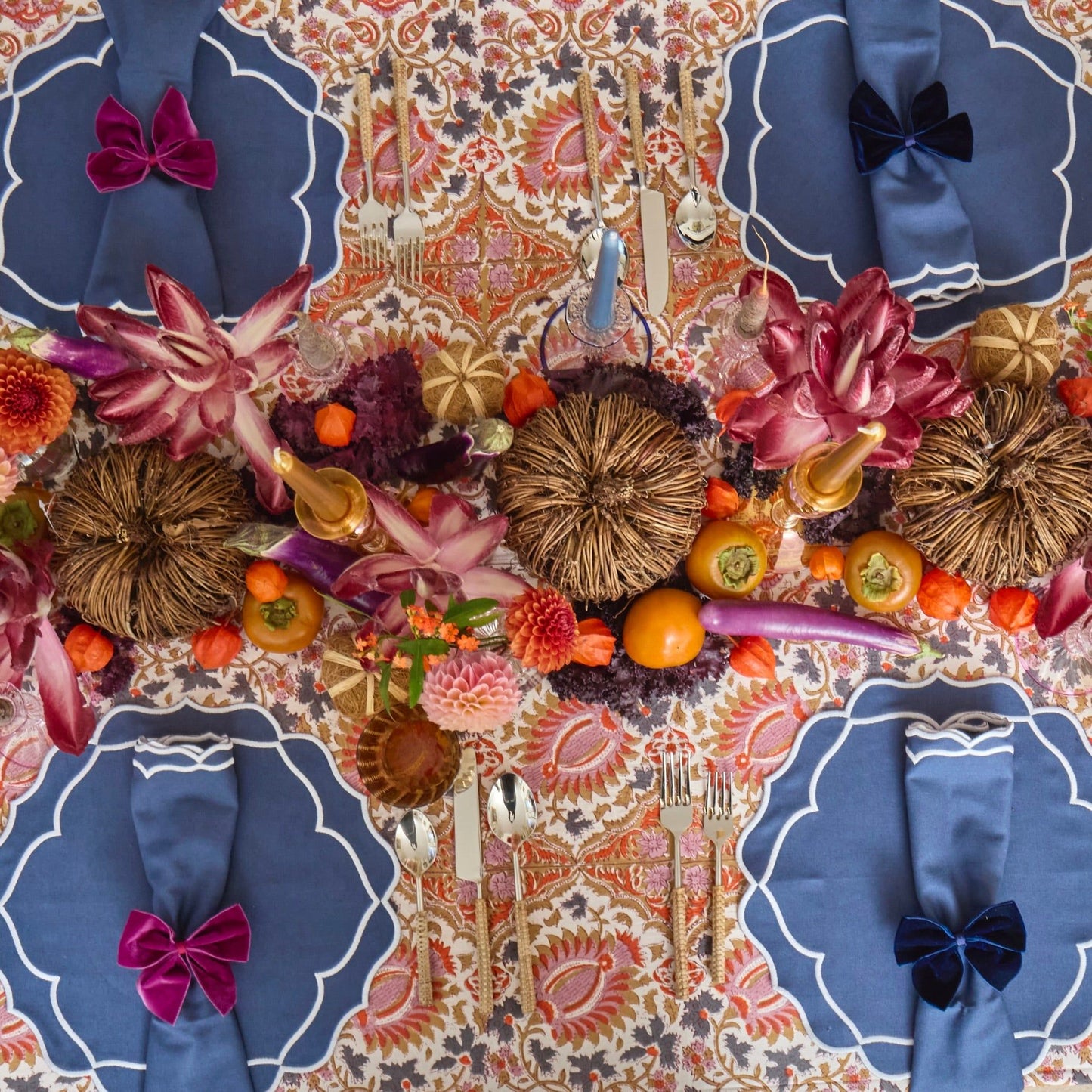 Blue Sasha Placemats (set of 4)