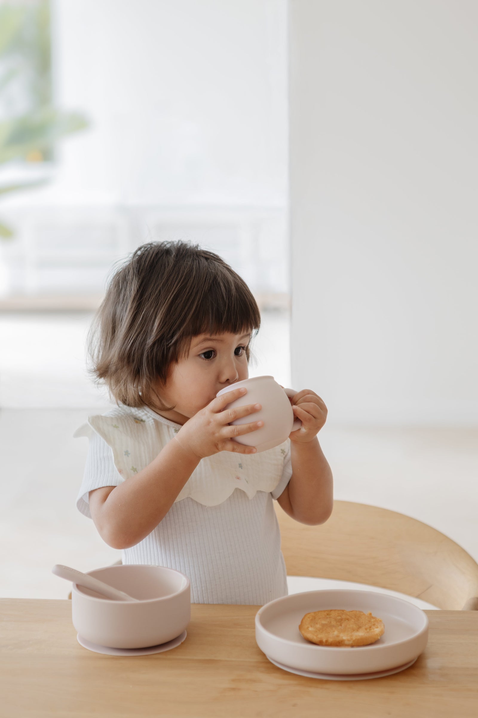 Soft Piccolo Cups – Matcha & Ube