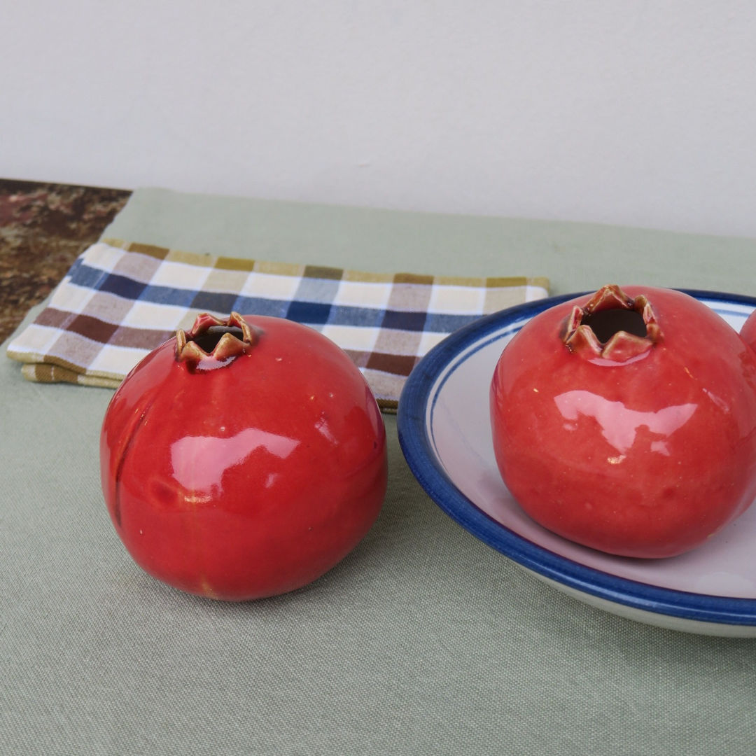 Large Ceramic Pomegranate