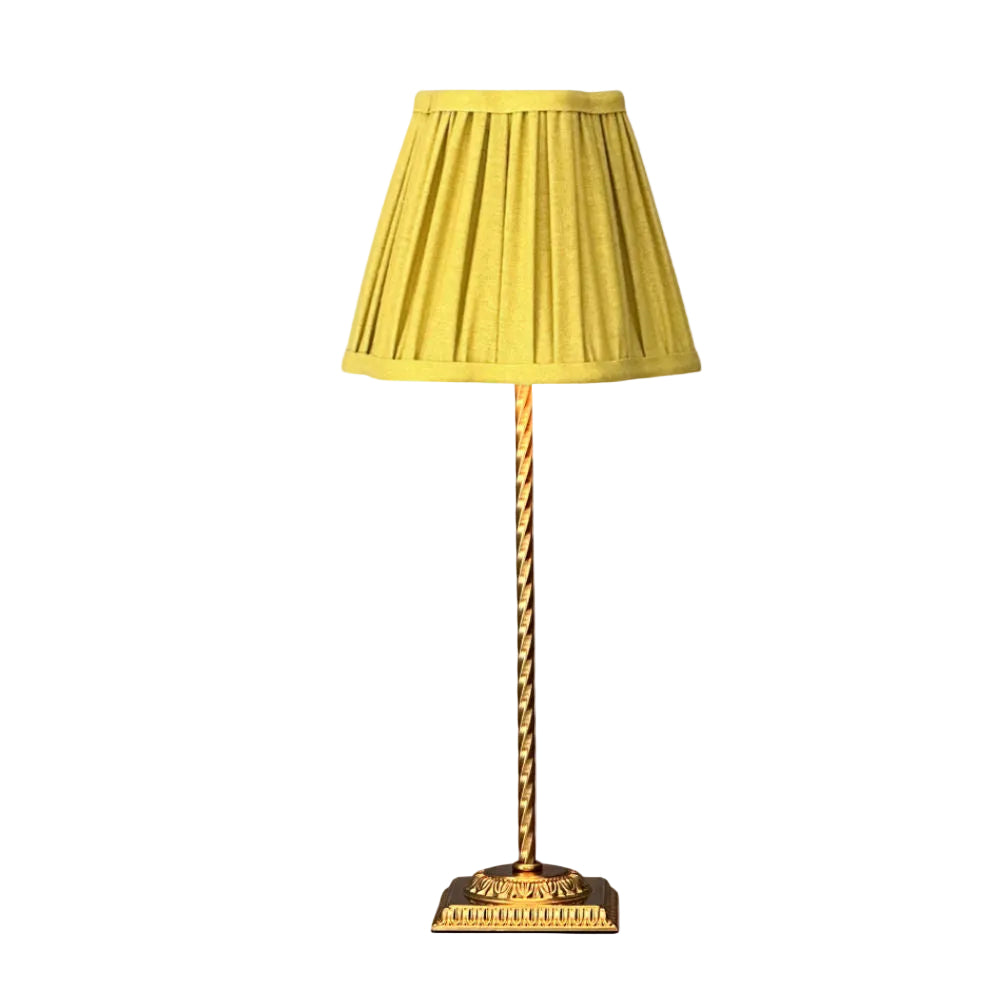 Elle Lamp Yellow Scallop