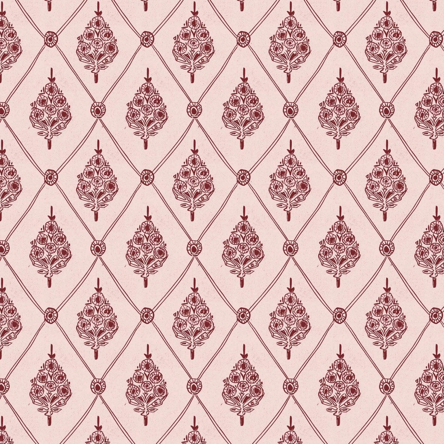 Agra Wallpaper - Pinks
