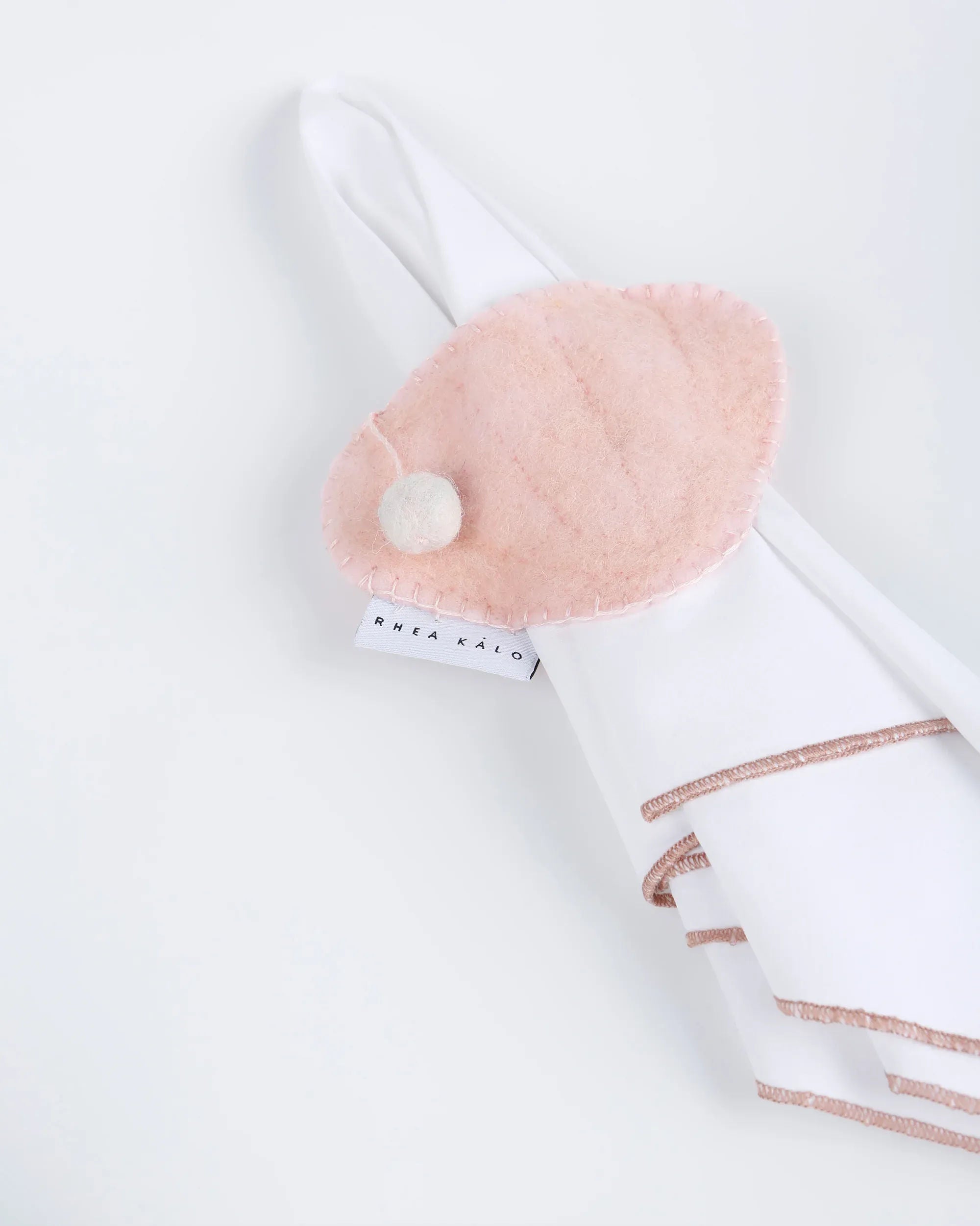 Pink Shell Napkin Ring