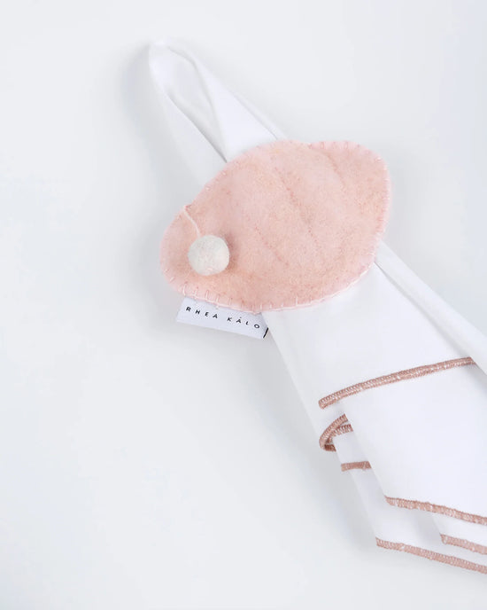 Pink Shell Napkin Ring