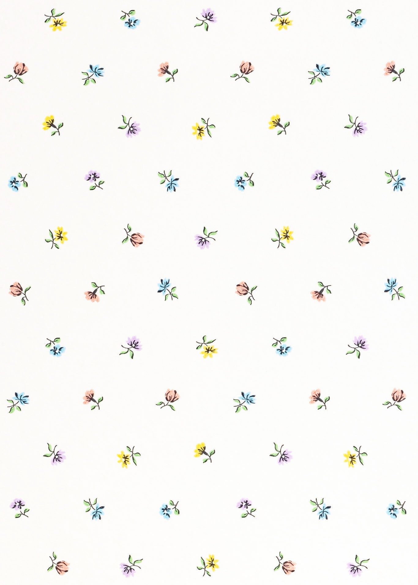 Petites Fleurs Parasol Lampshade - Bonbon