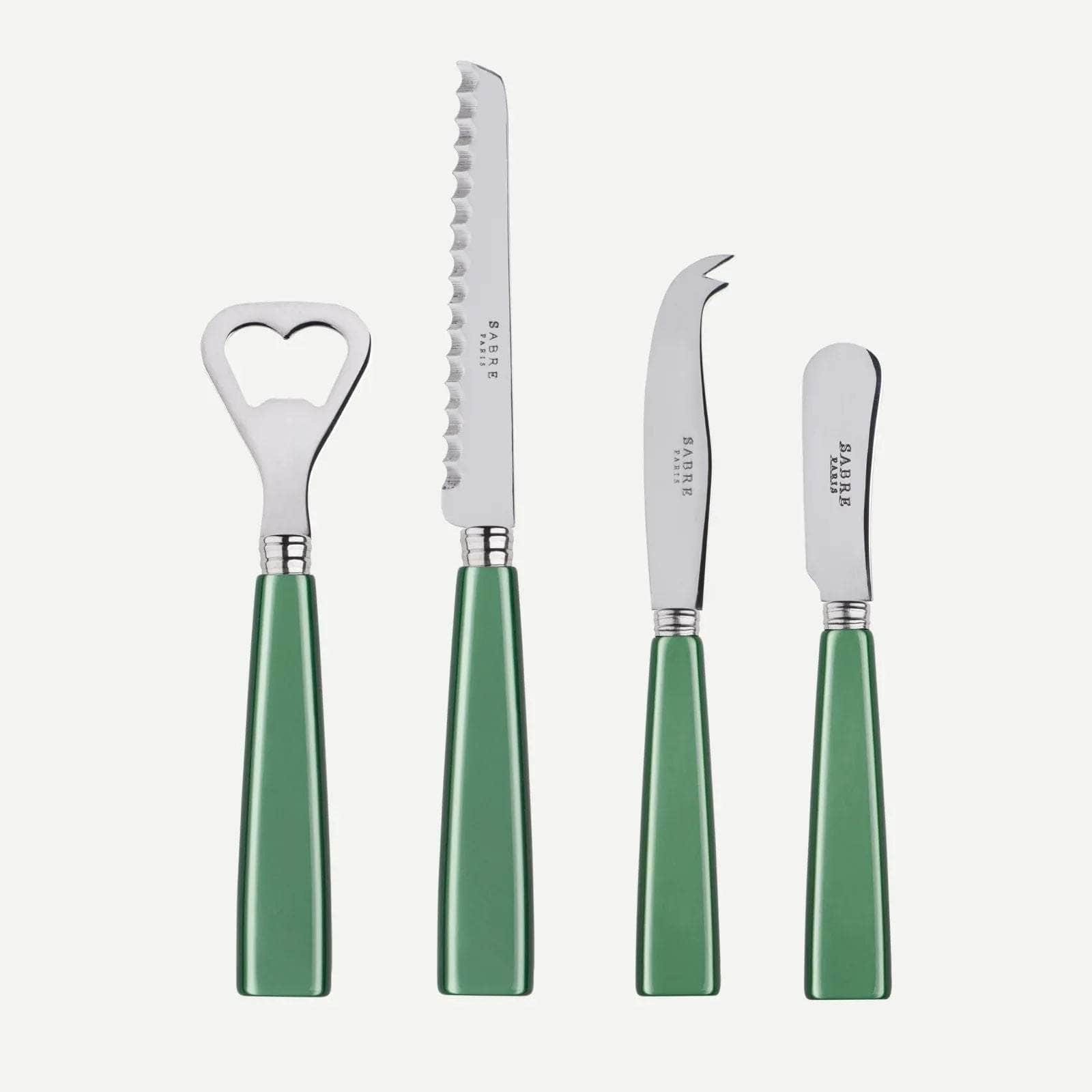 Icône Aperitif Cutlery Set, Garden Green