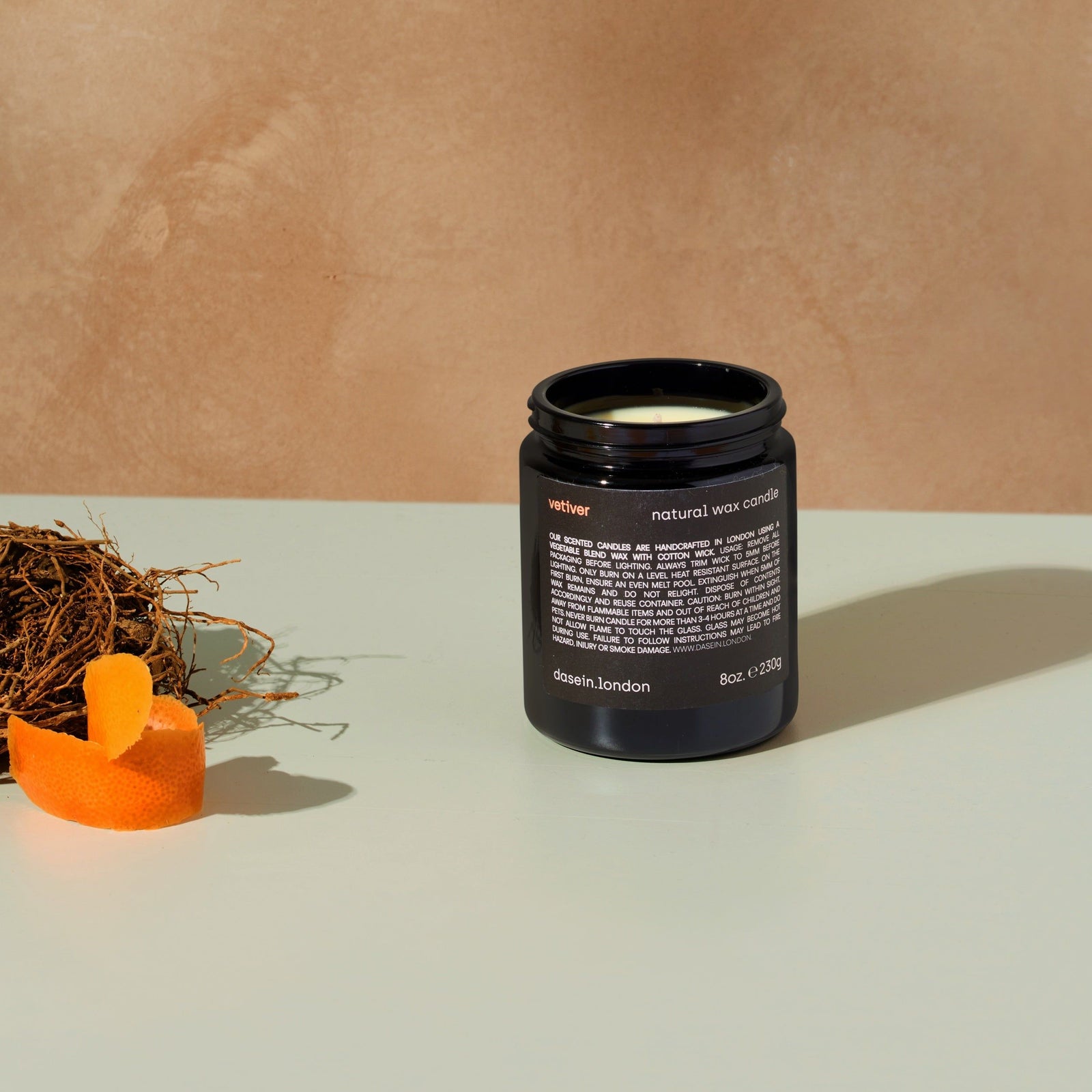 Vetiver Natural Wax Candle (230g)