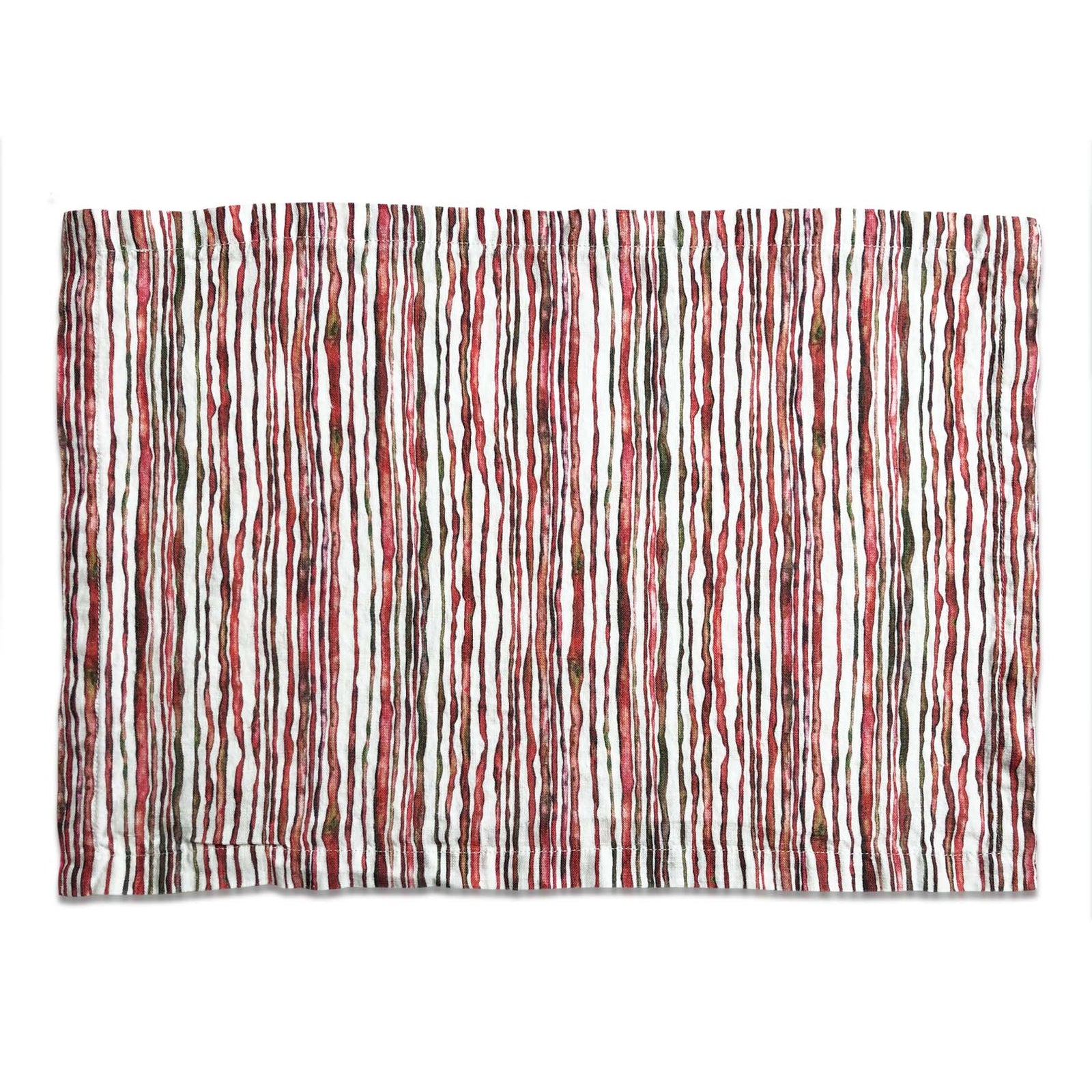 Red Stem Linen Placemat