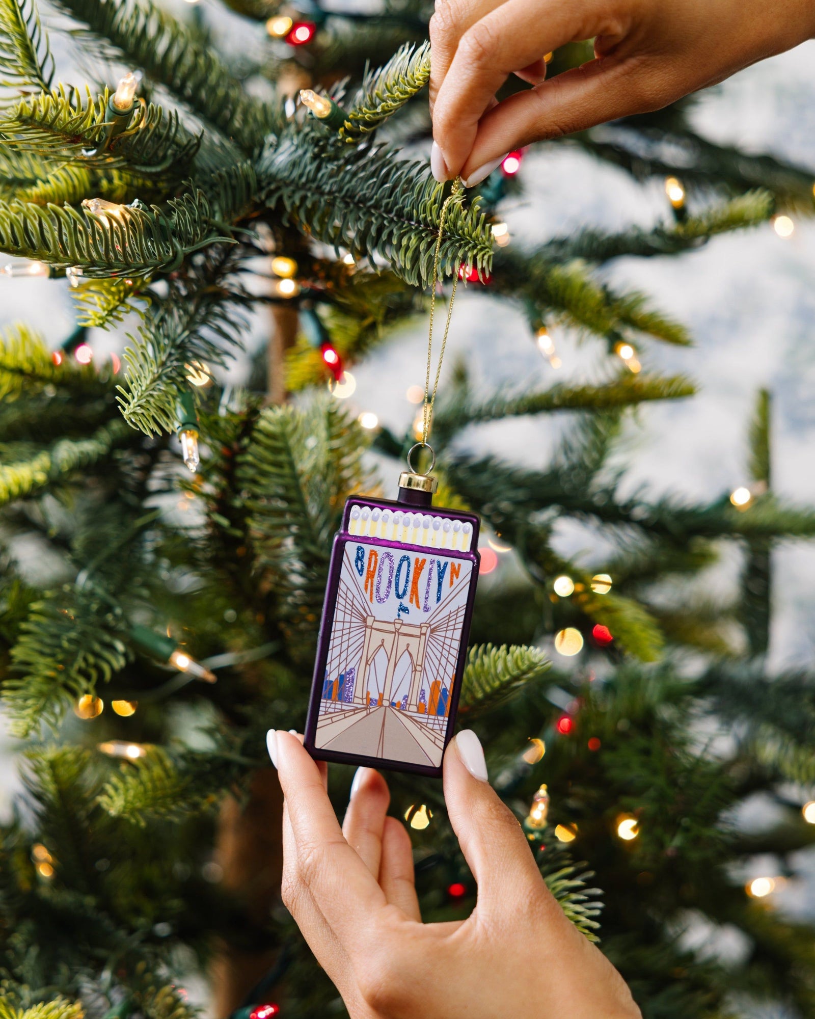 Matchbook Ornament - Brooklyn
