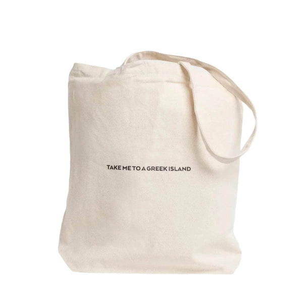 "Take me to a Greek Island"  Tote Bag