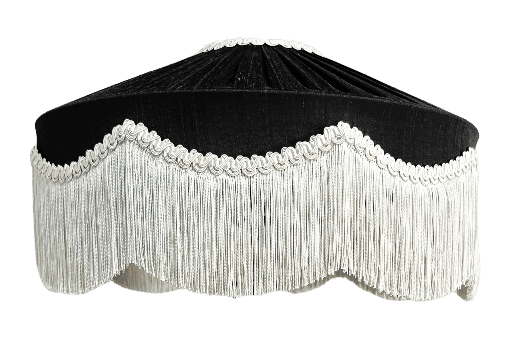 The Peggy Silk Fringed Lampshade - Design Your Own-