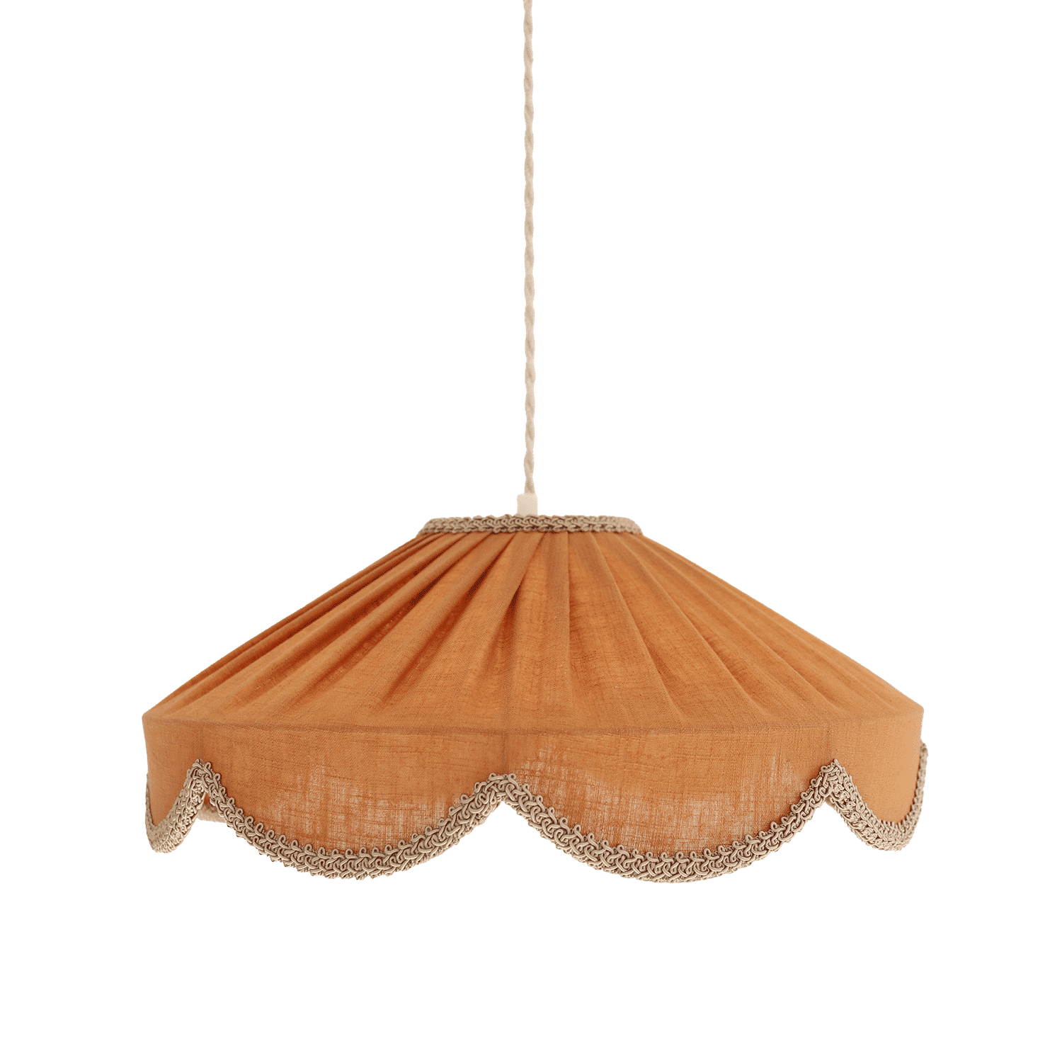 Cosette 'Caramel' Solid Color Floral Shaped Pendant Light