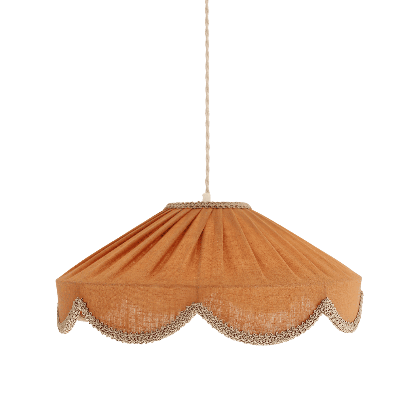 Cosette 'Caramel' Solid Color Floral Shaped Pendant Light