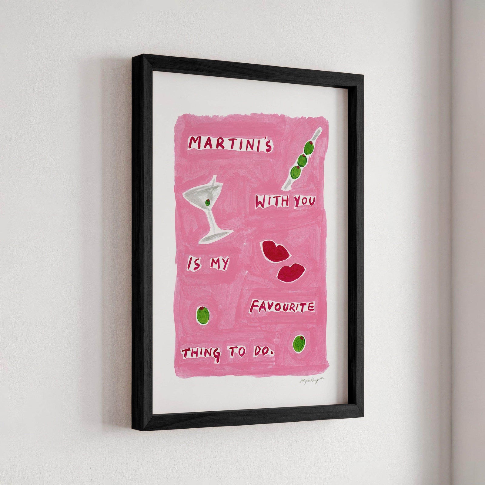Martinis With You Print