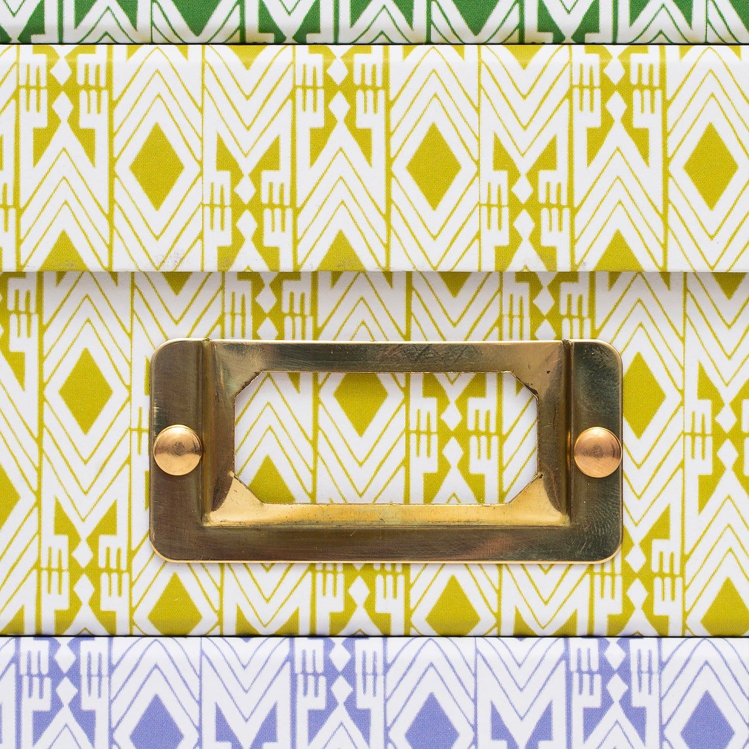 Tijan Maize Yellow Lidded Portfolio Box