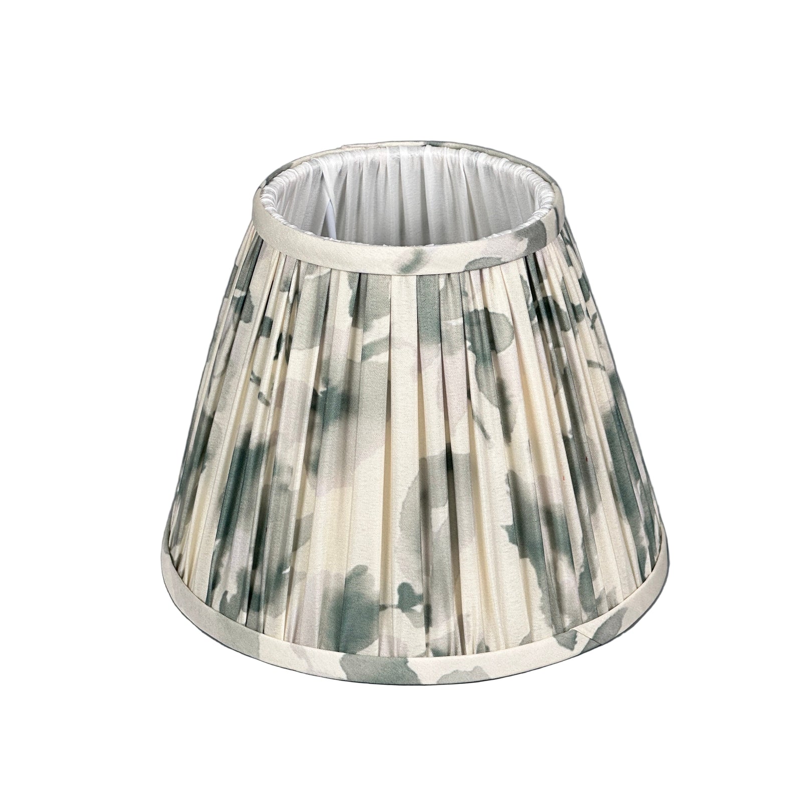 Athena Silver Rechargeable Table Lamp (Green Magnolia)