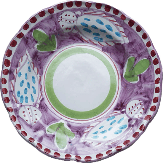 Amalfi Plate 20 cm Purple Cuttlefish