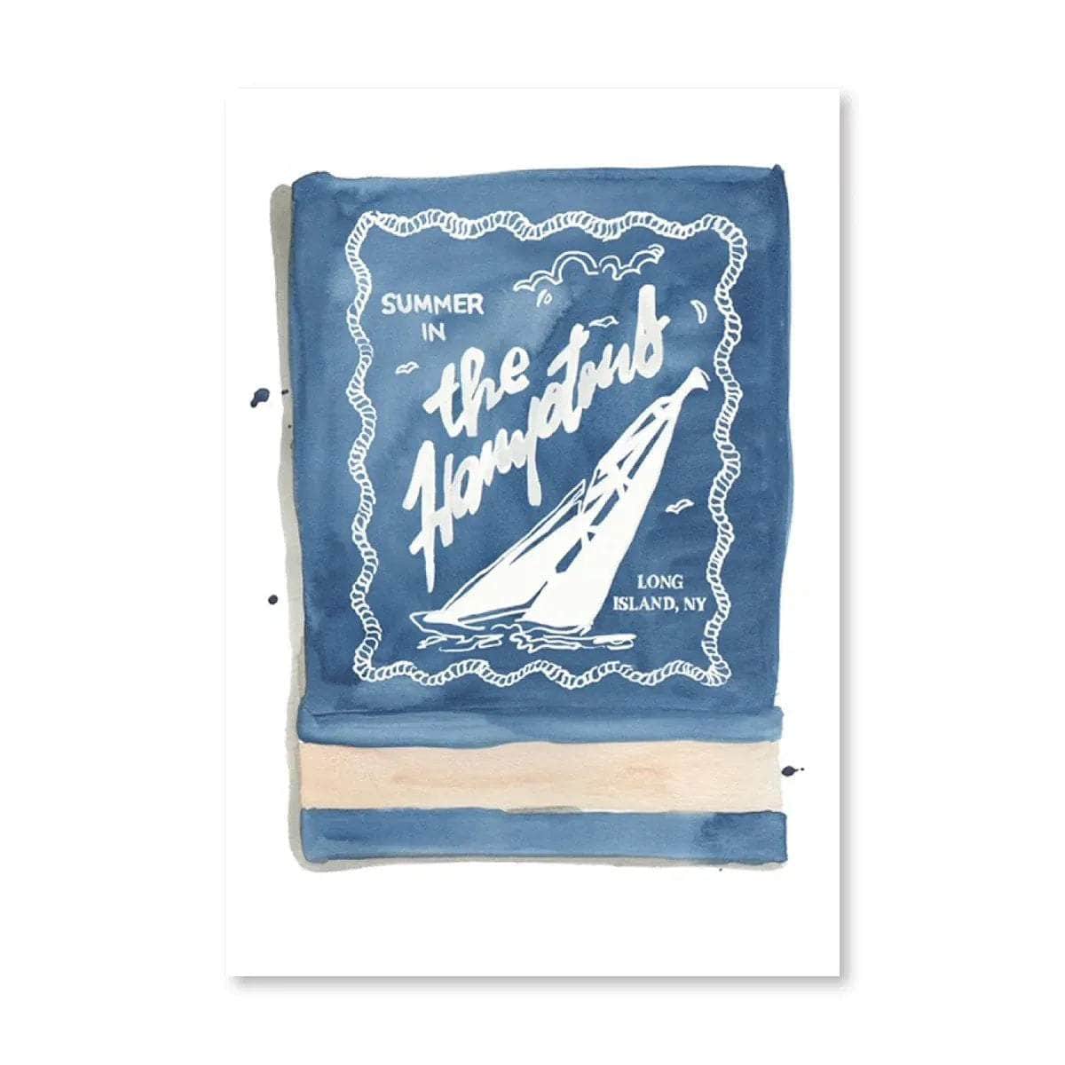 The Hamptons Matchbook Print