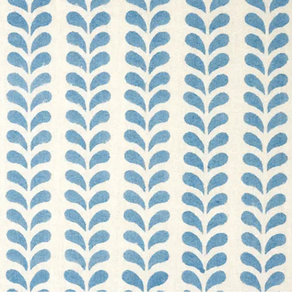 Bindi Block Printed Fabric Cotton Blue