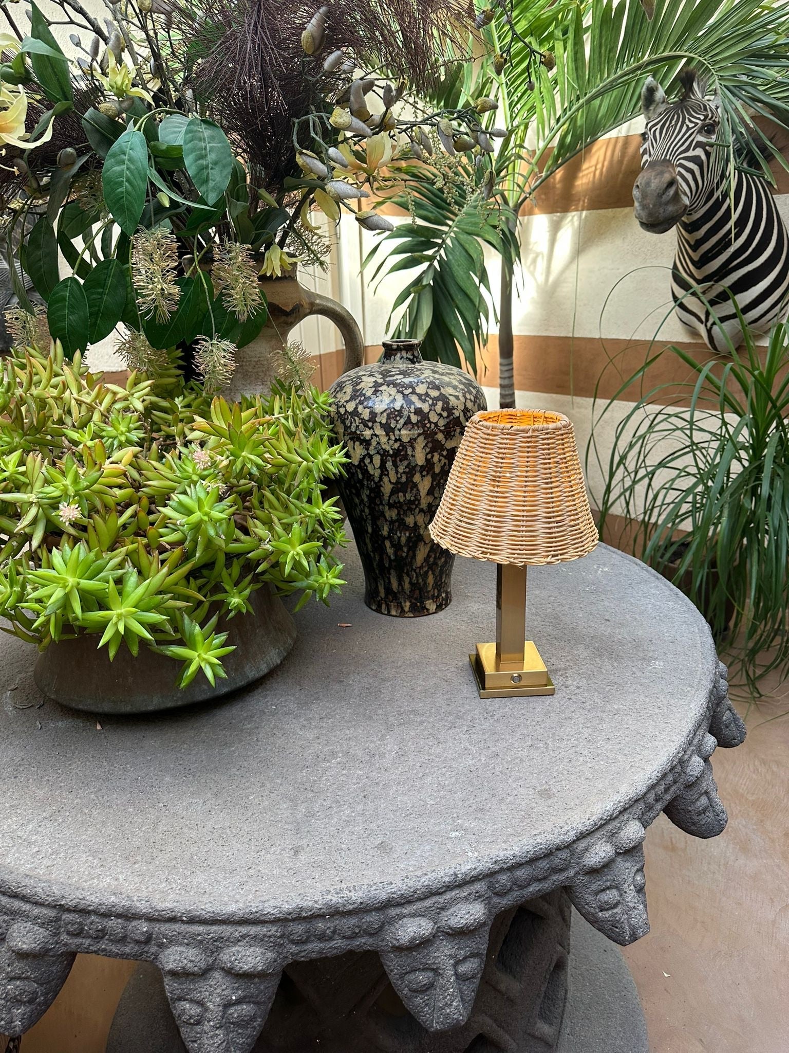 Philia Tablelamp Rattan