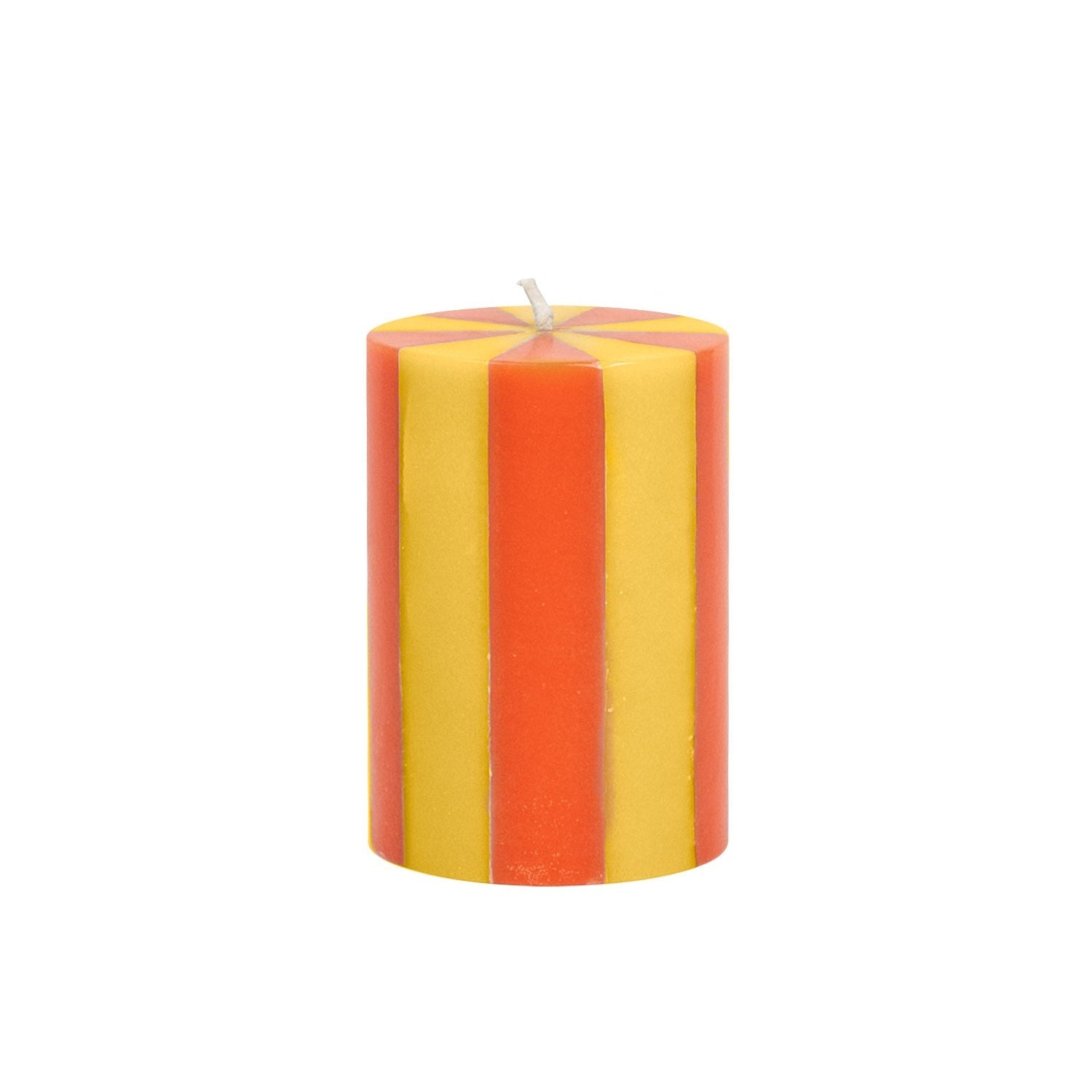 Small Pillar Candle - Mellow Yellow / Rust