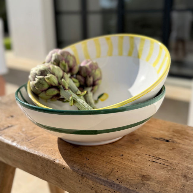 Green Capri Serving Bowl - 30 cm