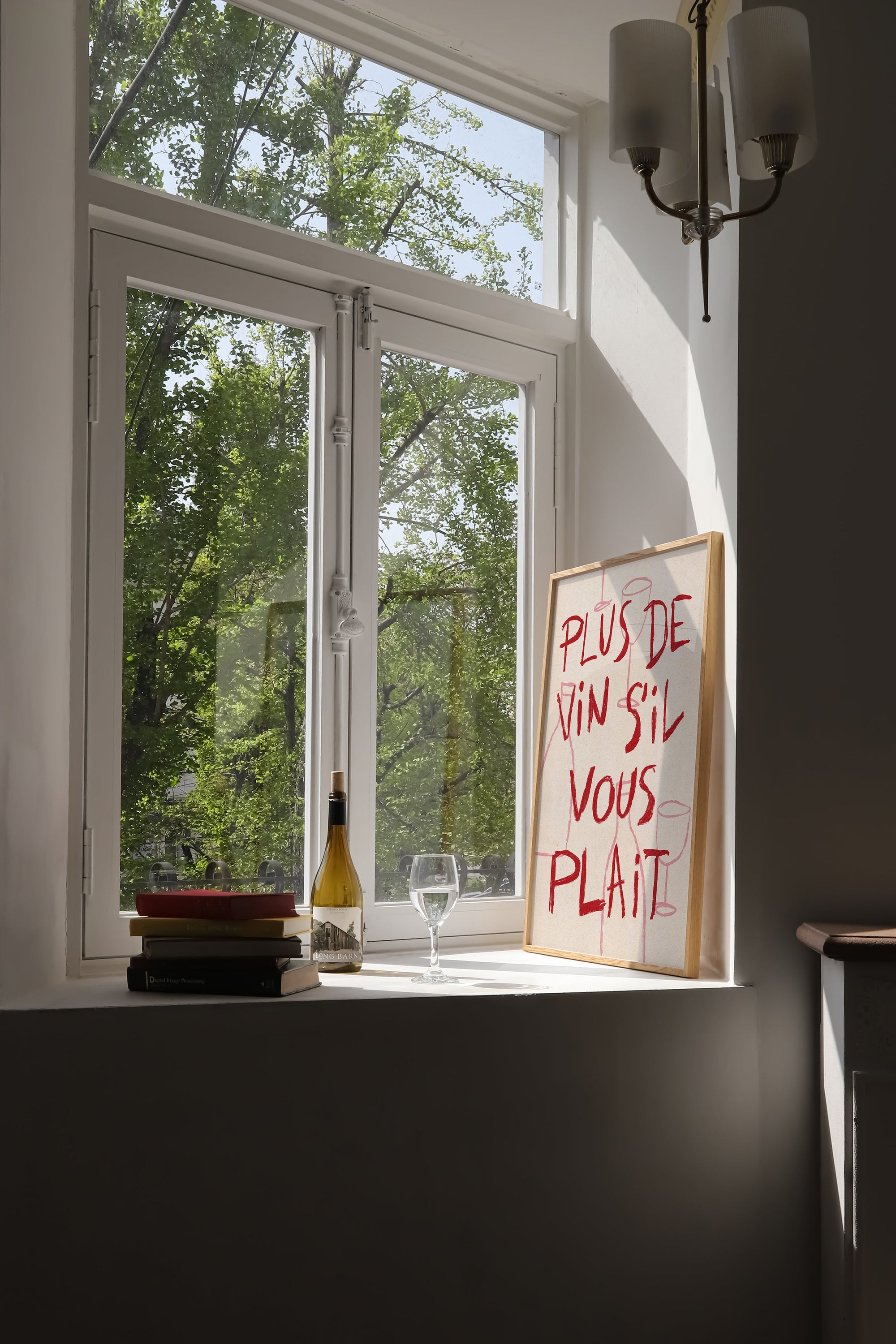 More Wine Please French Print