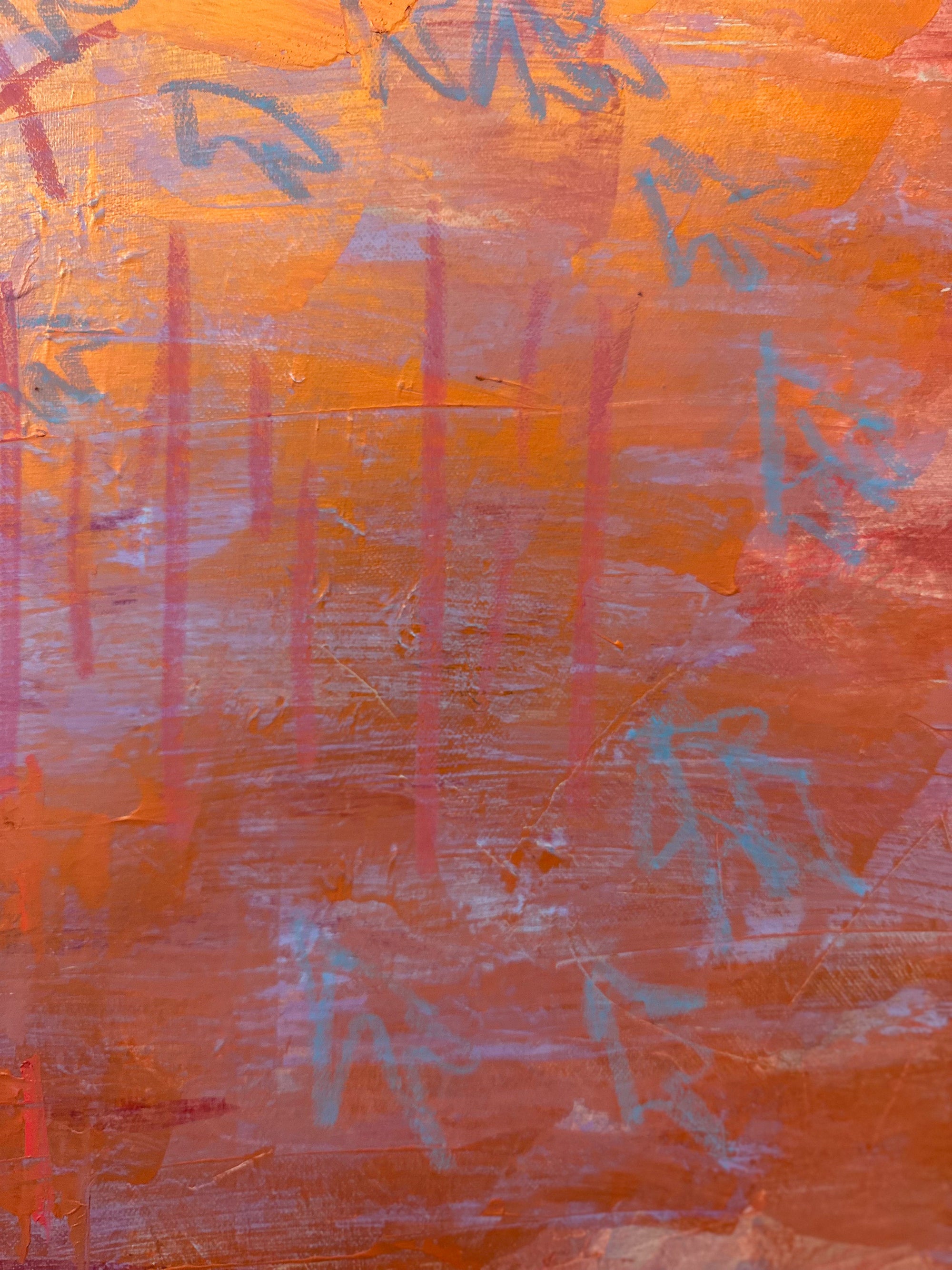 Red Sky at Night Painting