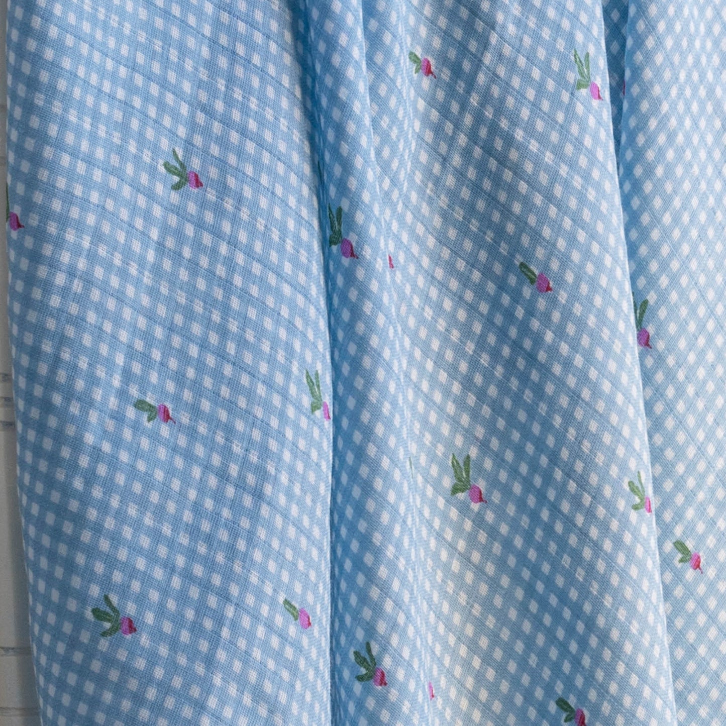 Organic Cotton Baby Muslin Swaddles, Set of 2 - Little Farm / Radish