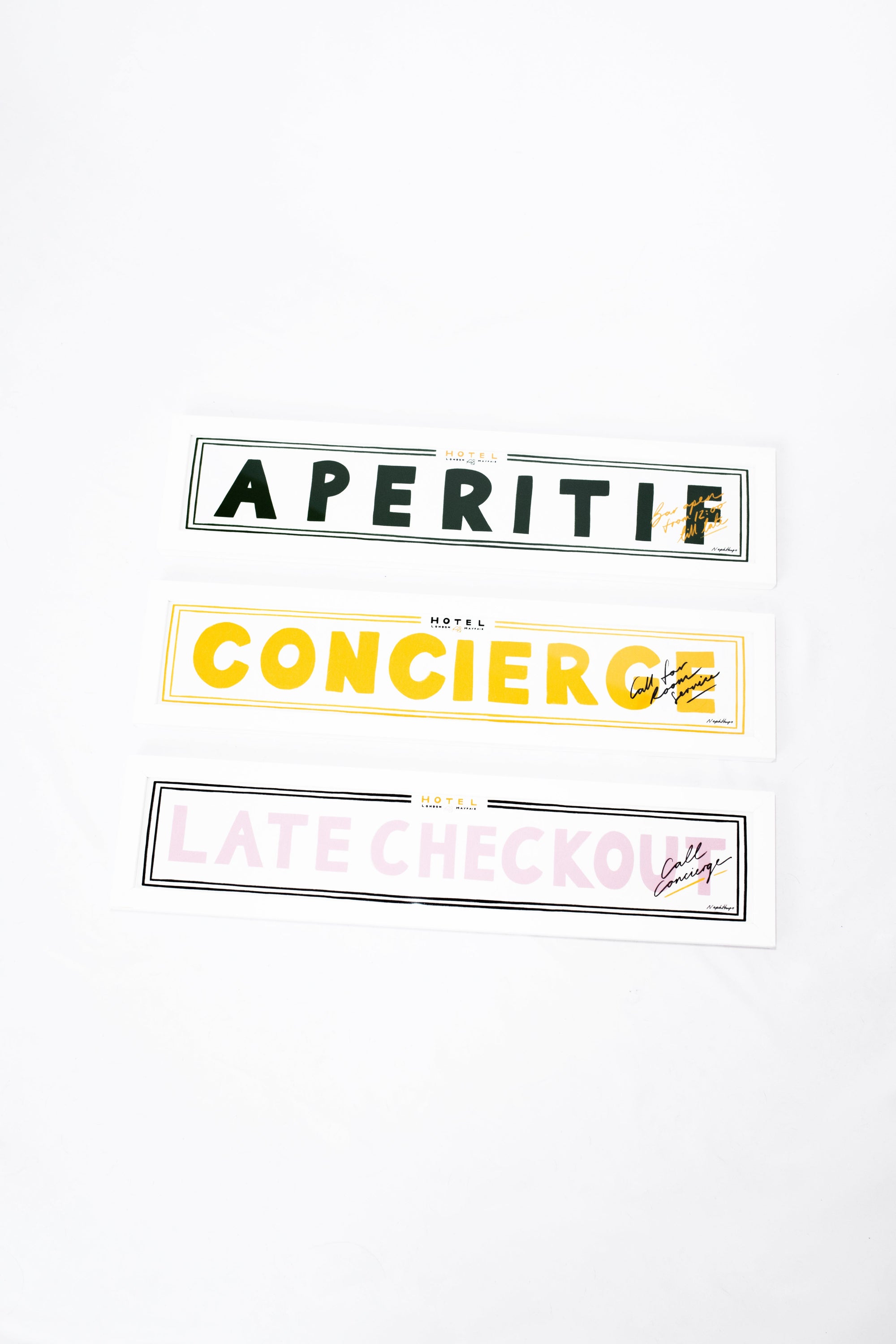 Concierge Panoramic Framed Print