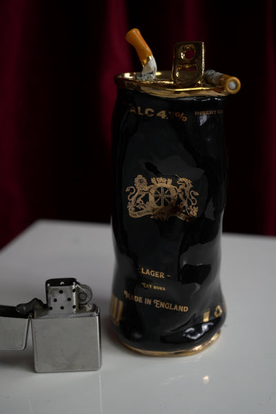 Couple of Cigarettes Beer Can