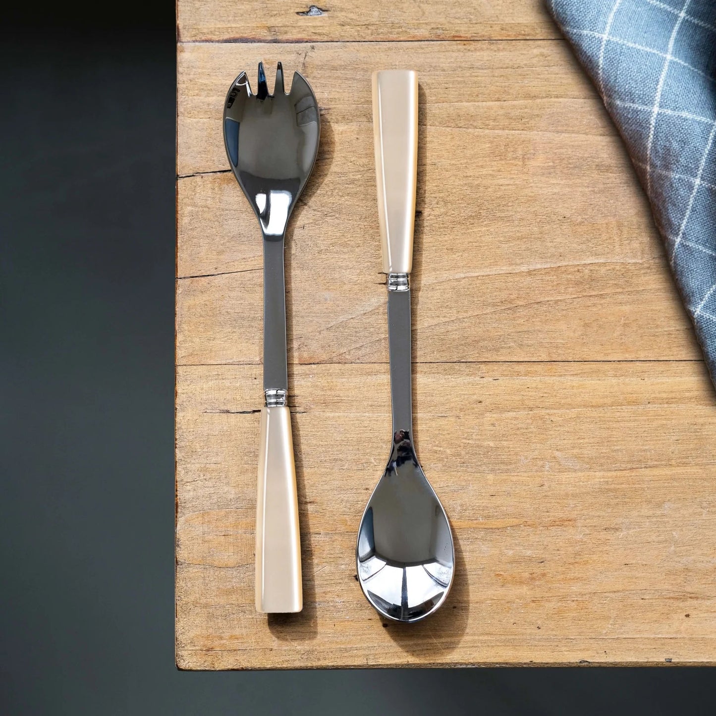 Icône Salad Server Set, Mother of Pearl