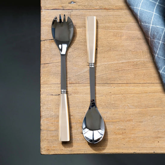 Icône Salad Server Set, Mother of Pearl