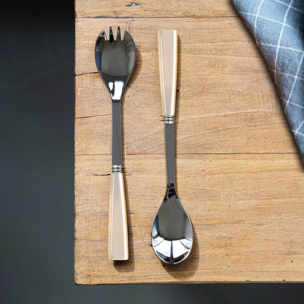 Icône Salad Server Set, Mother of Pearl